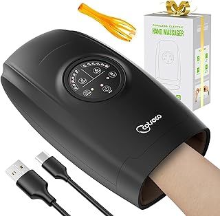 Mothers Day Gifts for Mom from Daughter,Hand Massager with Heat,Compression & Heating,Cordless Hand Massager Machine for Arthristis, Carpal Tunnel,Birthday Gifts for Women