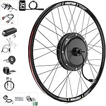 48V 1000W Electric Bike Conversion Kit 26" 27.5" 28" 29" 700C Rear Wheel Hub Motor Kit with Ebike Battery & Optional Display Bicycle Conversion Kit For Cassette Disc Brake