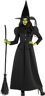 Morph Witch Costume for Women - Adult Wicked Witch Halloween Costume - Spooky Fancy Dress for Halloween