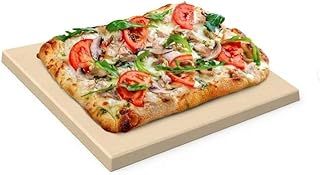 Cordierite Pizza Classic Baking Stone 12 Inch Square Professional Stone15mm Thickness for The Best Pizza
