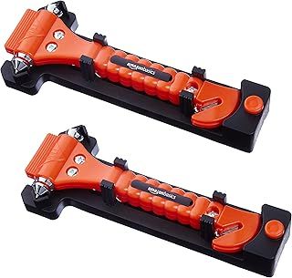 Amazon Basics Emergency Seat Belt Cutter and Window Hammer - 2-Pack