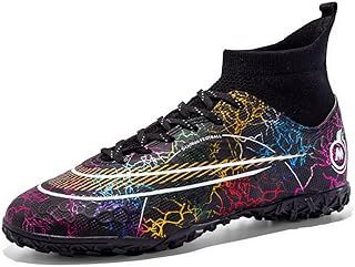 Boys Girls Astro Turf Football Boots Kids High Top Indoor Soccer Shoes Athletic Sneakers Football Trainers Shoes