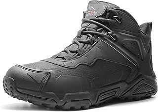 NORTIV 8 Men's Waterproof Hiking Boots Lightweight Mid Ankle Trekking Trails Outdoor Boots JS19001M