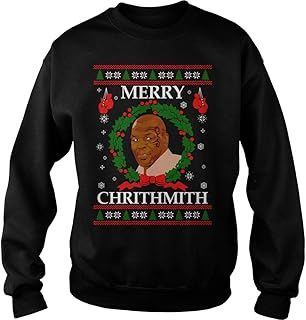 Merry Chrithmith Funny Lisp Novelty Xmas Ugly Christmas Jumper Sweatshirt