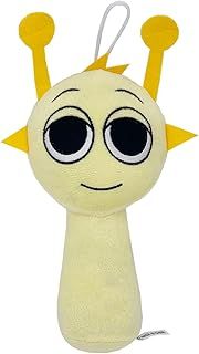 Sprunki Plushies Merch,Sprunki Plush Toys,Soft Stuffed Animal Pillow Figure Doll Christmas Birthday Gifts for Adult Kids (Yellow)