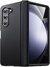 JETech Case for Samsung Galaxy Z Fold 5 2023 with Hinge Protection, Heavy Duty Rugged Protective Hard PC Phone Cover, Anti-Fingerprint Matte Finish (Black)