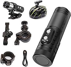 Action camera 1080P Wifi Helmet Camera Electronic Image Stabilization and waterproof 1600 mAh Long-lasting Battery Life Motorbike Cycle Bike Helmet Camera TF Supports 265G for Climbing Riding