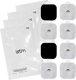 Med-Fit Self-Adhesive Pads - Universal Studded Electrode Pads to Fit Virtually All TENS Machines - Target Small or Large Painful Areas - 16 Pack. Stud Size 3.5mm