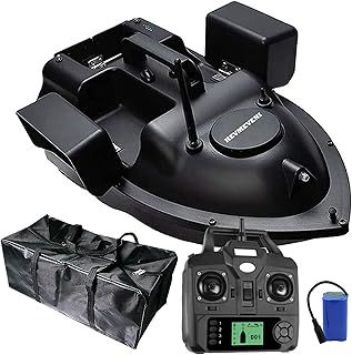 RC Bait Boat, Remote Control Fishing Boat, GPS Positioning Remote Control 500M Bait Boat with LED Night Light,Black,GPS 12000MAH