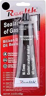 Realth Silicone Gasket Maker | 1 Pack 3.53 Oz(100g) | Ultra Black RTV | High Temperature | Oil Resistance | High Strength Flange Sealing for Automotive Machine Equipment Repairing(SG119)