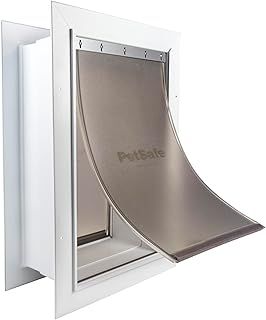 PetSafe Wall Entry Pet Door with Telescoping Tunnel, Large, 3.58302 kg