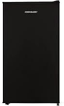 Cookology UCFR88BK under counter Freestanding Fridge in Black - 93 Litre Capacity - Adjustable Temperature Control & Legs - Reversible Door