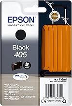Epson 405 Black Suitcase Genuine, DURABrite Ultra Ink, Standard Capacity