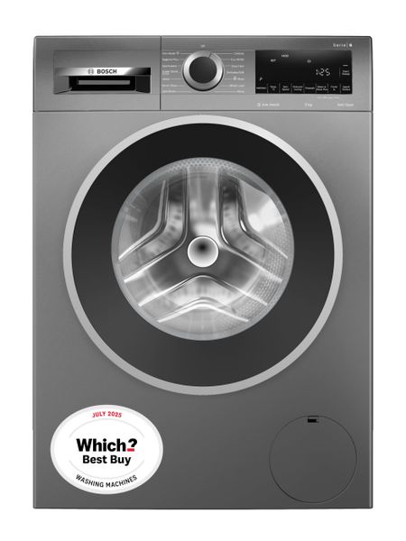 Bosch Series 6 WGG244ZCGB Washing Machine, 9kg, 1400rpm, A Rated, Graphite
