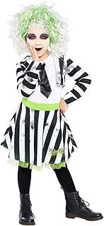 Amscan 9907635 Child Girls Official Beetlejuice Licensed Fancy Dress Costume