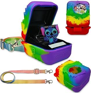 JCHPINE Silicone Cover for Bitzee Disney Interactive Toy Digital Pet, Protective Skin Sleeve for Virtual Electronic Pets (Multicolor)