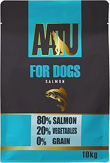 AATU 80/20 Complete Dry Dog Food, Salmon 10kg - Dry Food Alternative to Raw Feeding, High Protein. No Nasties, No Fillers.