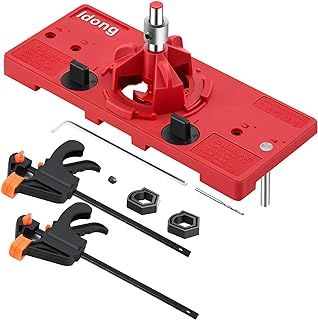 35mm Hinge Hole Jig Drill Guide Set, Woodworking Puncher Hinge Drilling Tool Set，Suitable for Face Frame Cabinet Cupboard Door Hinges Installation