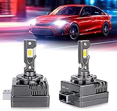 OPP ULITE D3S Led Headlight Bulbs, Upgraded Cooling, Canbus Error Free 100% Plug & Play Compatible with Original Ballast Replacement Bulb, 70W 10000LM 6500K Cool White, 2pc Pack