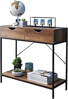 Console Table Slim Side Table Living Room Tables Very Narrow Hallway Furniture Cabinet with Drawers Hall Table Indoor Storage Unit Decor Tables