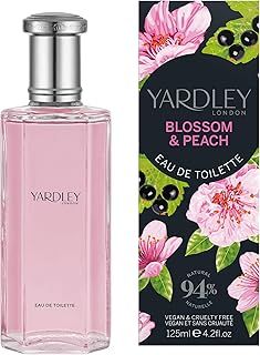 Yardley London Blossom and Peach Eau de Toilette, Floral Womens Perfume with Notes of Citrus and Cassis, Fruity Blossom Perfume for Women 125ml