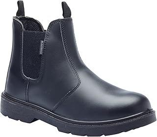 Blackrock Dealer Work Safety Boots, Steel Toe Cap, Chelsea Boots, Mens Womens Ladies, Safety Shoes, Gardening, Black, Horse Riding, Yard, Slip On Shoes, Lightweight - Size 6
