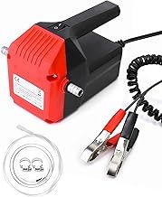 QWORK® Oil Change Pump Extractor With Tube, 12V 60w, Oil Diesel Fluid Transfer Pump, Fluid Extractor Pump, For Boat, Tube, Truck, Caravan, Beach Buggy