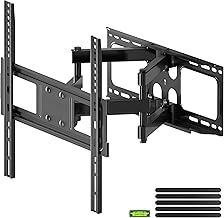 TV Wall Bracket, Swivel Tilt TV Wall Mount for Most 26"-70" Flat/Curved TVs up to 45kg, Full Motion TV Bracket Fits 12”/16” Wood Stud, Max VESA 400x400mm(MA570)