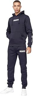 Crosshatch Full Fleece Tracksuit Sweatshirt Hooded Hoodie Warm Sweatpants Joggers Cord Plus Size