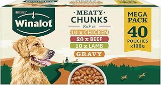 Winalot Dog Food Mixed in Gravy, 40 x 100g (Packaging may vary)