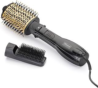 TRESemme 2 in 1 Hair Dryer Brush, Airstyler for Bouncy Blowout Styles, Oval Brush for Volume, Ionic for Smooth Results