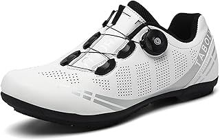 Cycling Shoes Mens Womens MTB Bicycle Shoes Flat Sneaker Road Bike Rubber Sole Breathable Mountain Bike Shoes Non-Slip Shoe