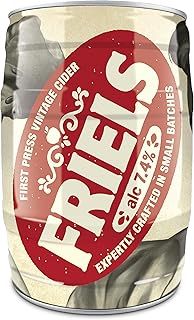 Friels Vintage Cider- 7.4% ABV, Premium International Award Winning, Vegan, Gluten Free, No Artificial Sweeteners, Colourings & Flavourings 5L Mini Keg