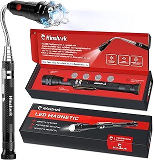 Hinshark Gifts for Men, Father s Day Gifts from Daughter Son, LED Magnetic Tool, Mens Gifts for Dad Gifts for Him, Dad Birthday Gifts for Men Who Have Everything, Gadgets for Men