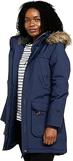 Peter Storm Women’s Paloma Waterproof Parka Jacket with Faux Fur Lined Hood and 4 Pockets, Waterproof, Insulated & Adjustable Winter Coat, Walking, Hiking & Outdoor Recreation, 5000mm HH