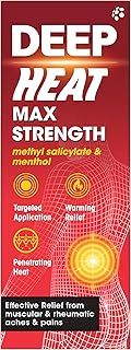 Deep Heat Maximum Strength, Pain Relief Cream for Muscular & Rheumatic Aches, Pain and Stiffness, 35 g (Pack of 1)