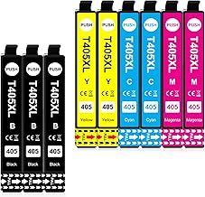 Clywenss 9-Pack 405XL Ink Cartridges Compatible with Epson 405 XL Multipack for WorkForce Pro WF-4820 WF-3820 WF7830 WF-7830 WF-7840 WF-7310 WF-4830 WF4820 WF3820 WF7310 WF7840 WF4830 (3BK 2C 2M 2Y)