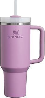 Stanley Quencher H2.0 Flowstate Tumbler 1.2L - Cold For 11 Hours - Iced For 48 Hours - Metal Water Bottle With Straw, Handle And Lid - Dishwasher Safe - Travel Mug For Cold Drinks - Lilac