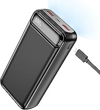 Power Bank Fast Charging 50000mah, 22.5W Phone Charger USB C PowerBank 3 Outputs 2 Inputs LED Display, High Capacity Mobile Phone Portable Power Banks for iPhone Samsung iPad Travel Camping