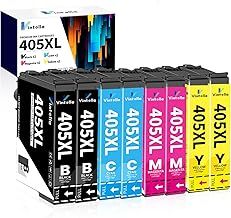 Vintella 405XL Ink Cartridges Multipack Replacement for Epson 405XL Ink Cartridges Multipack Compatible with Epson Workforce WF-3820 WF-4820 WF-7830 WF-4830 WF-7840 WF-3825 WF-4825 (8-Pack)