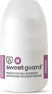 SWEAT GUARD® Extreme Antiperspirant - Roll On 50ml. Coconut Scented, Anti Sweat Deodorant For Underarm - Controls Excessive Sweating & Odour. Maximum Effect Hyperhidrosis Treatment For Armpit.