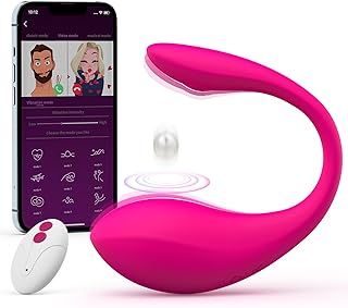 Remote Control Vibrator Wearable Vibrators with Phone Control, Adult Women Sex Toys with 9 Vibrating Modes, Sex Toys4couples Men & Women Soft and Quiet, Vibrator Bullet Anal Toys G Spot Vibrator