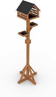 Calvine Slate-Effect Bird Tables (Calvine Black Wall-Mounted Bird Table)