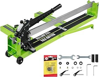 VEVOR Tile Cutter Manual Tile Cutter Tile Cutting Machine Ceramic Porcelain Tile Cutter w/Laser Guide All-Steel Frame and Bonus Spare Cutter Wheels Tile Cutter Hand Tool (E300-0.8M)