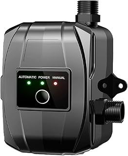 Water Pump 150W Portable Low Noise Hot and Cold Water Booster Pump Garden Booster Pump Automatic Mini Shower Pumps for Shower Garden Kitchen Tap Irrigation Washing Machine