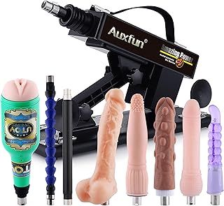 Sex Machine for Men and Women, Dildo Machine with 8 Sex Toys, Thrusting Sex Machine for Couples, Sex Machine Attachments with Dildos, Sex Toys for Adults