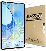 Bighan 2 Pack Screen Protector Compatible with Honor Pad X9 11.5", 9H Hardness Tempered Glass Film Clear Anti-Bubble Full Coverage foil