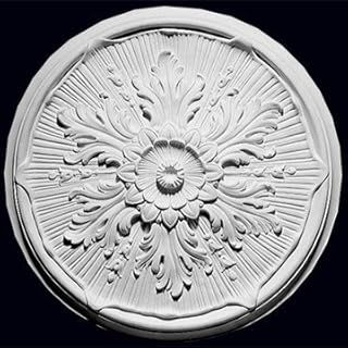 Ceiling Rose Resin Strong Lightweight Design Not Polystyrene Easy Fix 54cm