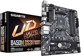 Gigabyte B450M DS3H WIFI (AM4//AMD/B450/mATX/SATA 6GB/s/USB 3.1/HDMI/Wifi/DDR4/Motherboard)
