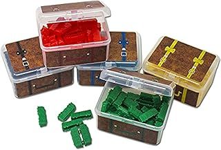 BitsBin Storage Cases for Ticket to Ride Board Games, Compatible with Original, Europe, Rails and Sails Versions, Includes 5 "Vintage Style Suitcases to Organize Your Game